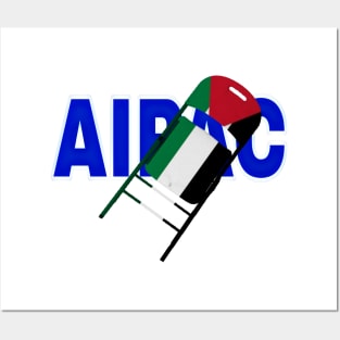 Folding Chair To The Israel Lobby - Palestinian Flag - Front Posters and Art